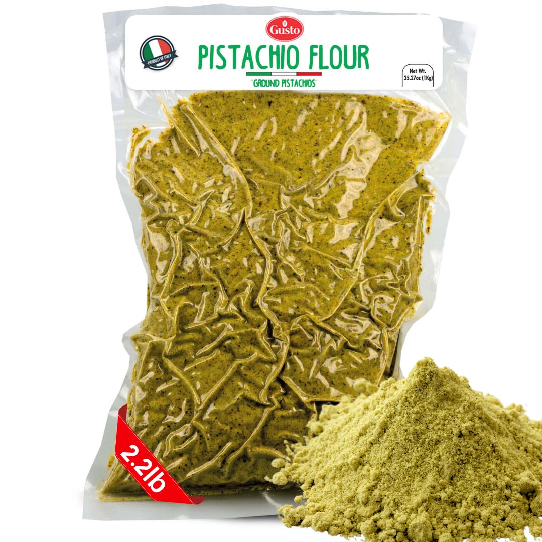 GUSTO ETNA Pistachio Flour - Gluten Free Vegan Baking Delight