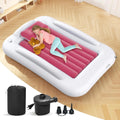 Inflatable Toddler Travel Bed 60 in Portable Toddler Bed - Easy