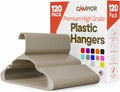 Plastic Clothes Hangers Heavy Duty Hanger Set - Space-Saving Pack