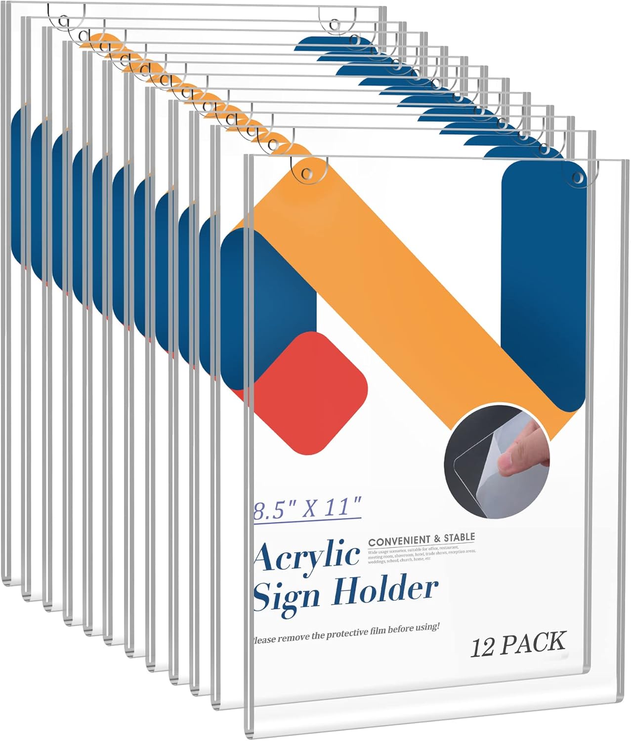 Relx Acrylic Sign Holder 8.5 x 11 for Versatile Display Needs