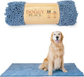 Microfiber Dog Mat for Muddy Paws, 60 in x 36 in - Faded Denim