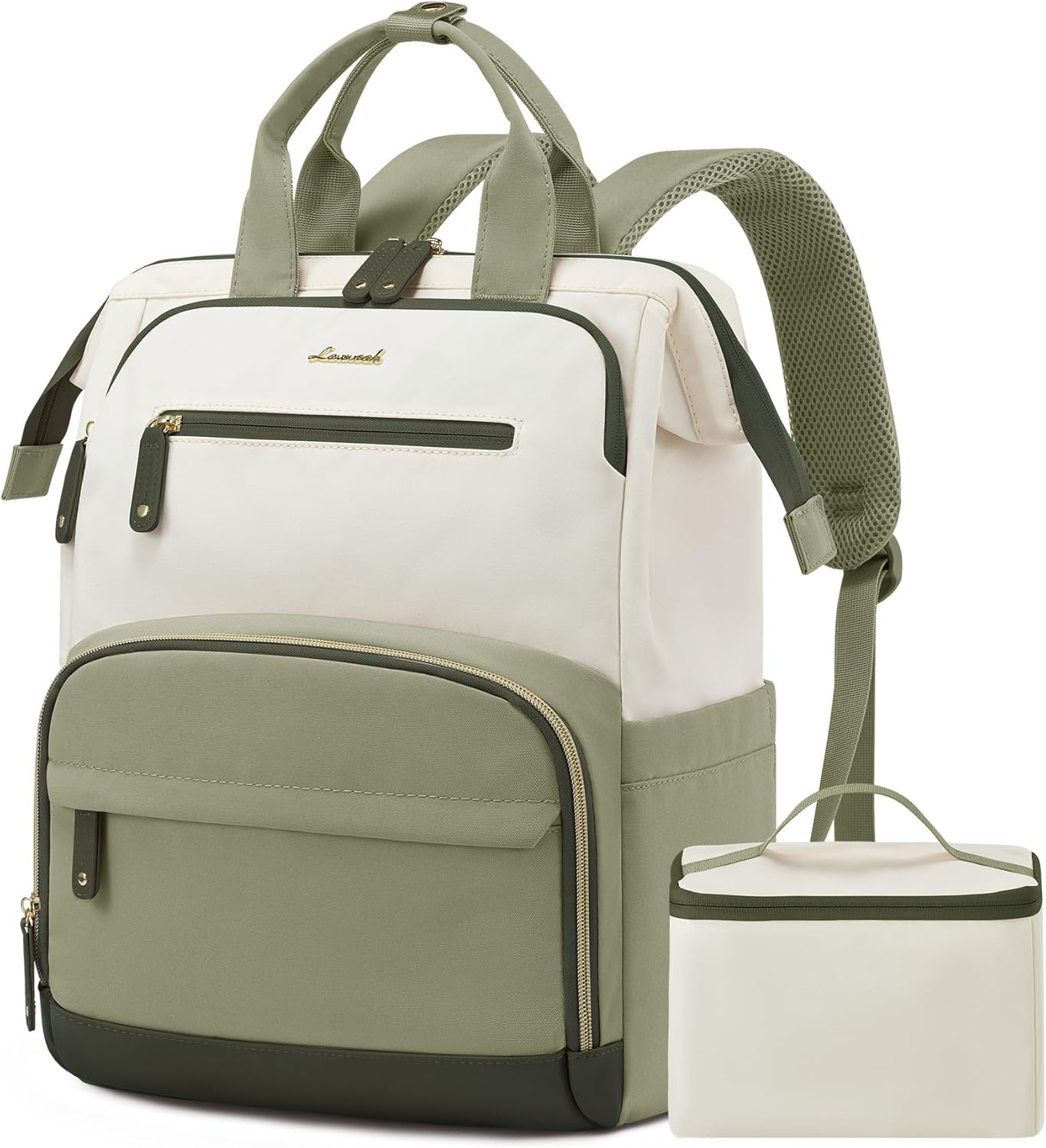 LOVEVOOK Lunch Backpack for Women with Insulated Cooler Bag