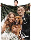 Mothers Day Blanket Gifts for Mom Custom Photo Throw Blanket