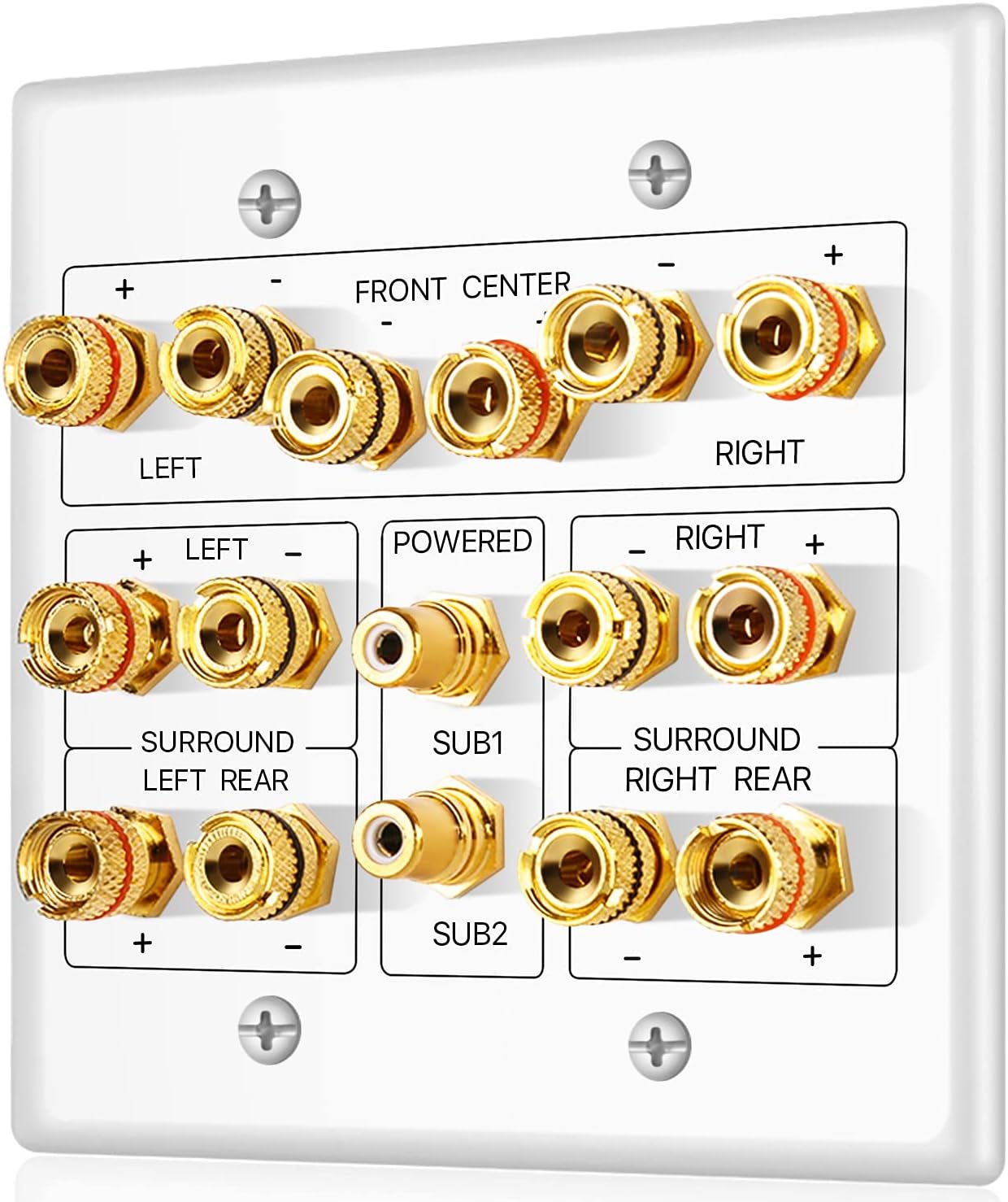 TNP 7.2 Surround Sound Subwoofer and Speaker Wall Plate Review