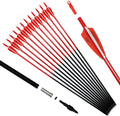 30in Carbon Arrow Fluorescence Targeting and Practice Arrows - Pack