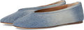 Leni Ballet Flat - Modern Metallic Square-Toe Comfort