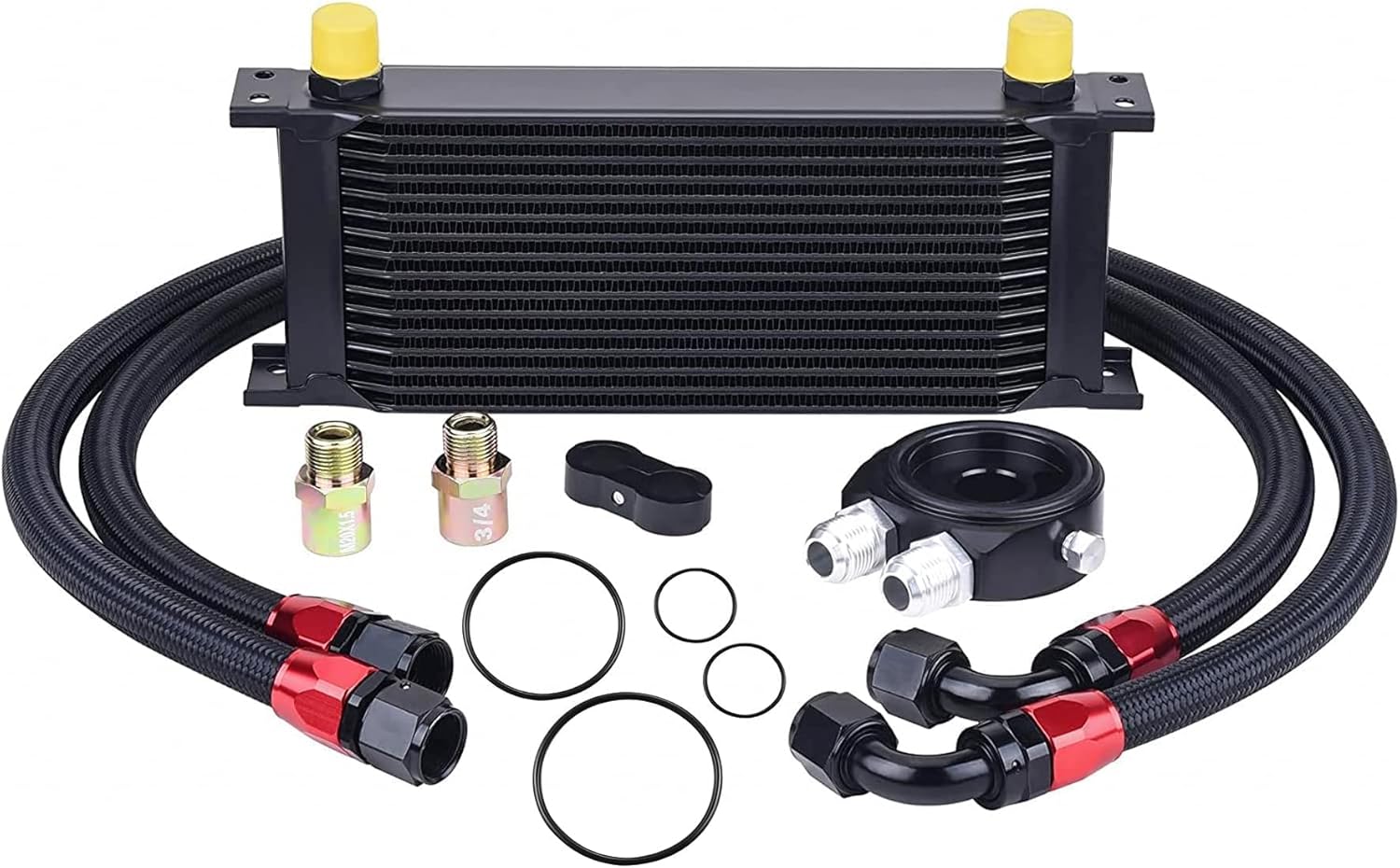EVIL ENERGY 16 Row Oil Cooler Kit for Enhanced Engine Performance