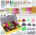 PLUSINNO Fishing Lures Baits Tackle Kit 302Pc - Complete Starter Set