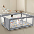 Sturdy 50x50 Inch Baby Playpen: Safe Haven for Babies & Toddlers!