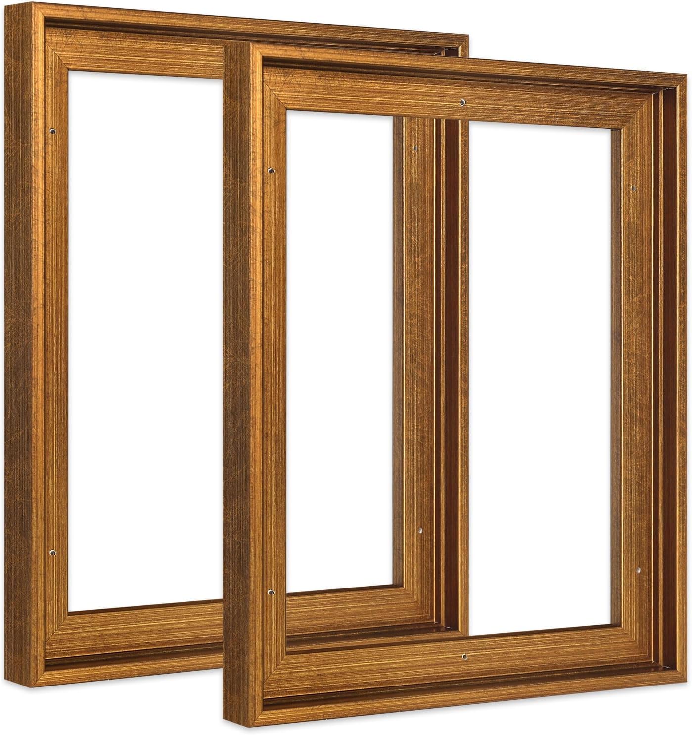 Floating Frame for 12x16 Canvas Board Paintings - 2 Pack