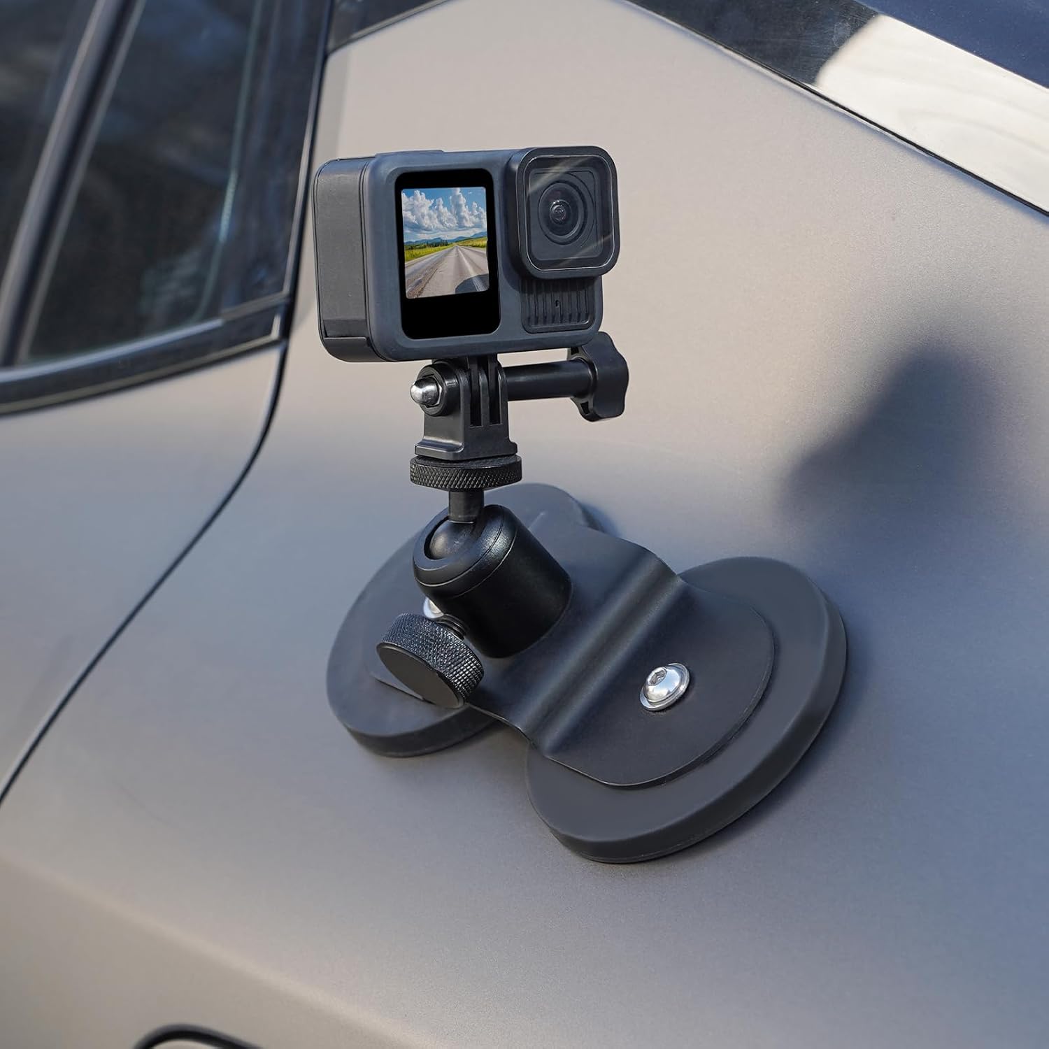 BRDRC Magnetic Car Mount for GoPro and Phone Accessories