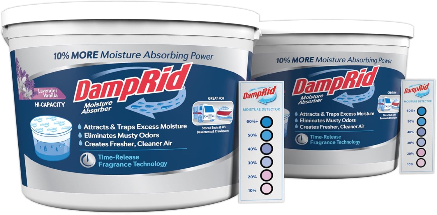 DampRid Hi-Capacity Moisture Absorber Bucket with Lavender Vanilla