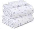 RUVANTI 100% Cotton Twin XL Sheet Set - Cool Percale Comfort