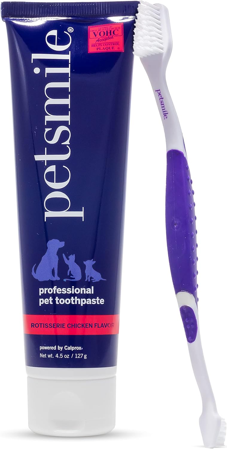 Petsmile Professional Pet Teeth Brushing Kit for Cats & Dogs