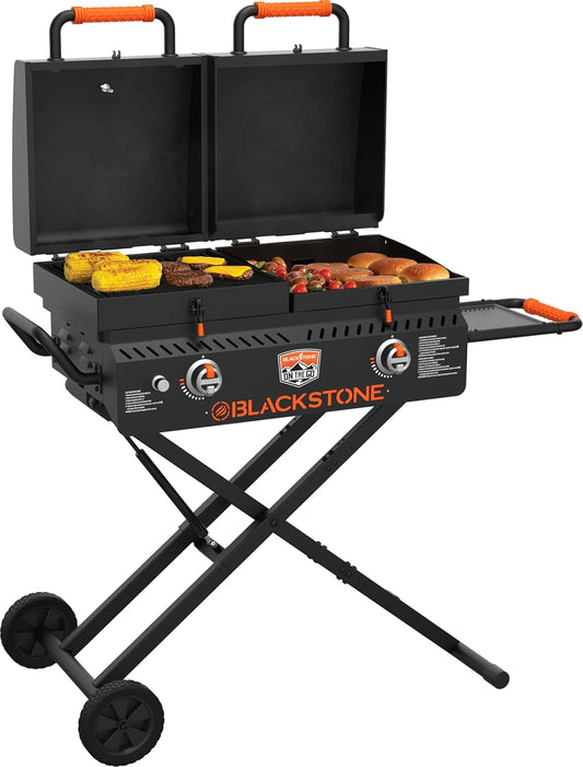 Blackstone On The Go Tailgator Grill Griddle Combo for BBQ