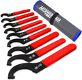 9Pcs Coilover Spanner Wrench Set - Adjustable Shock Wrenches