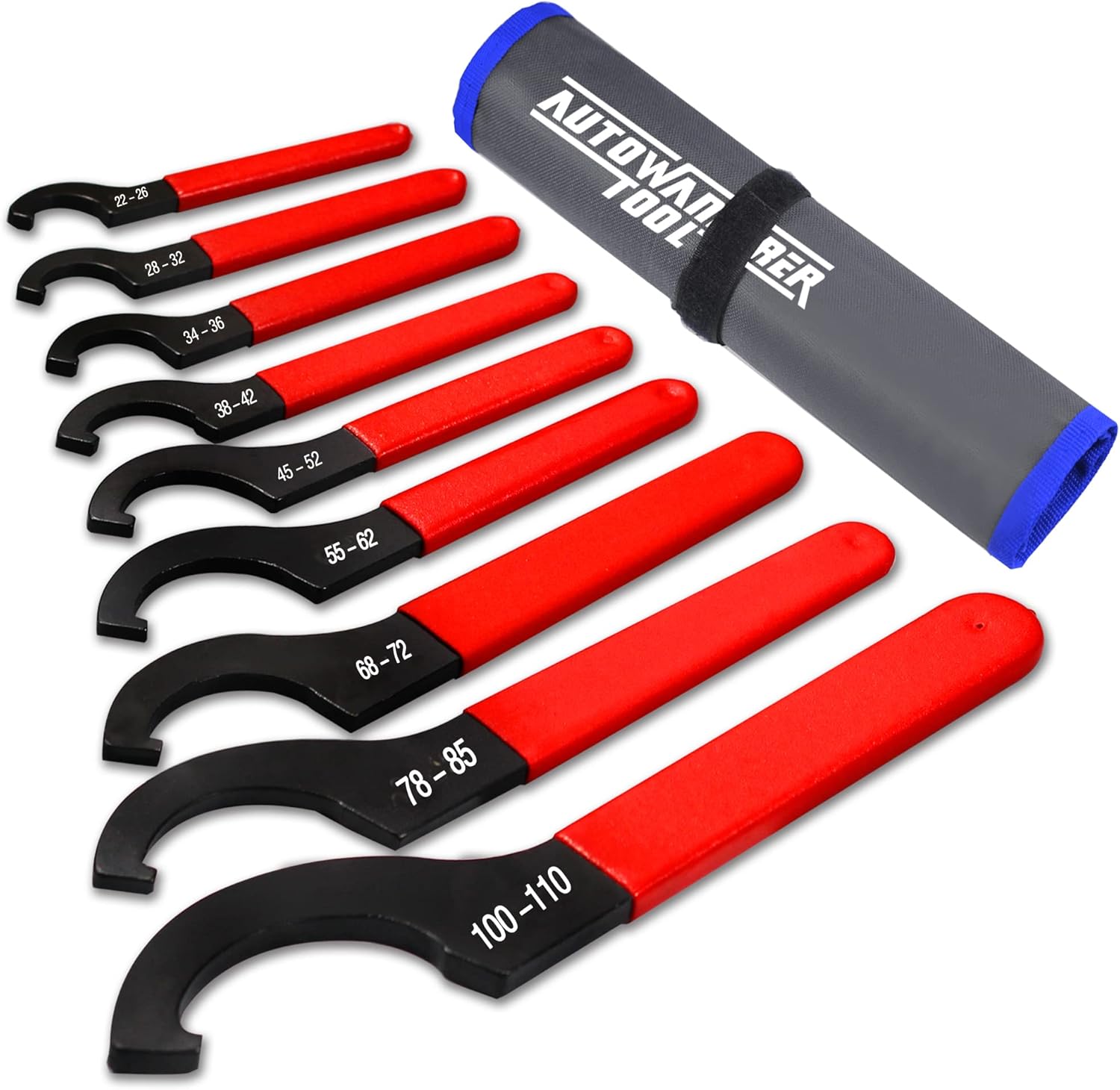 9Pcs Coilover Spanner Wrench Set for Adjustable Shock Needs