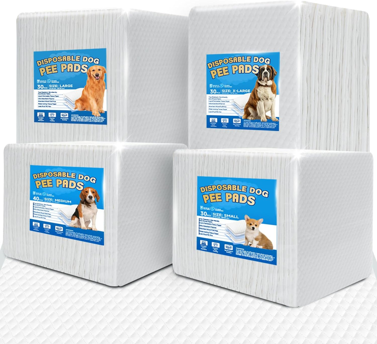 Premium Puppy Pads with 6-Layer Leak-Proof Design for Dogs
