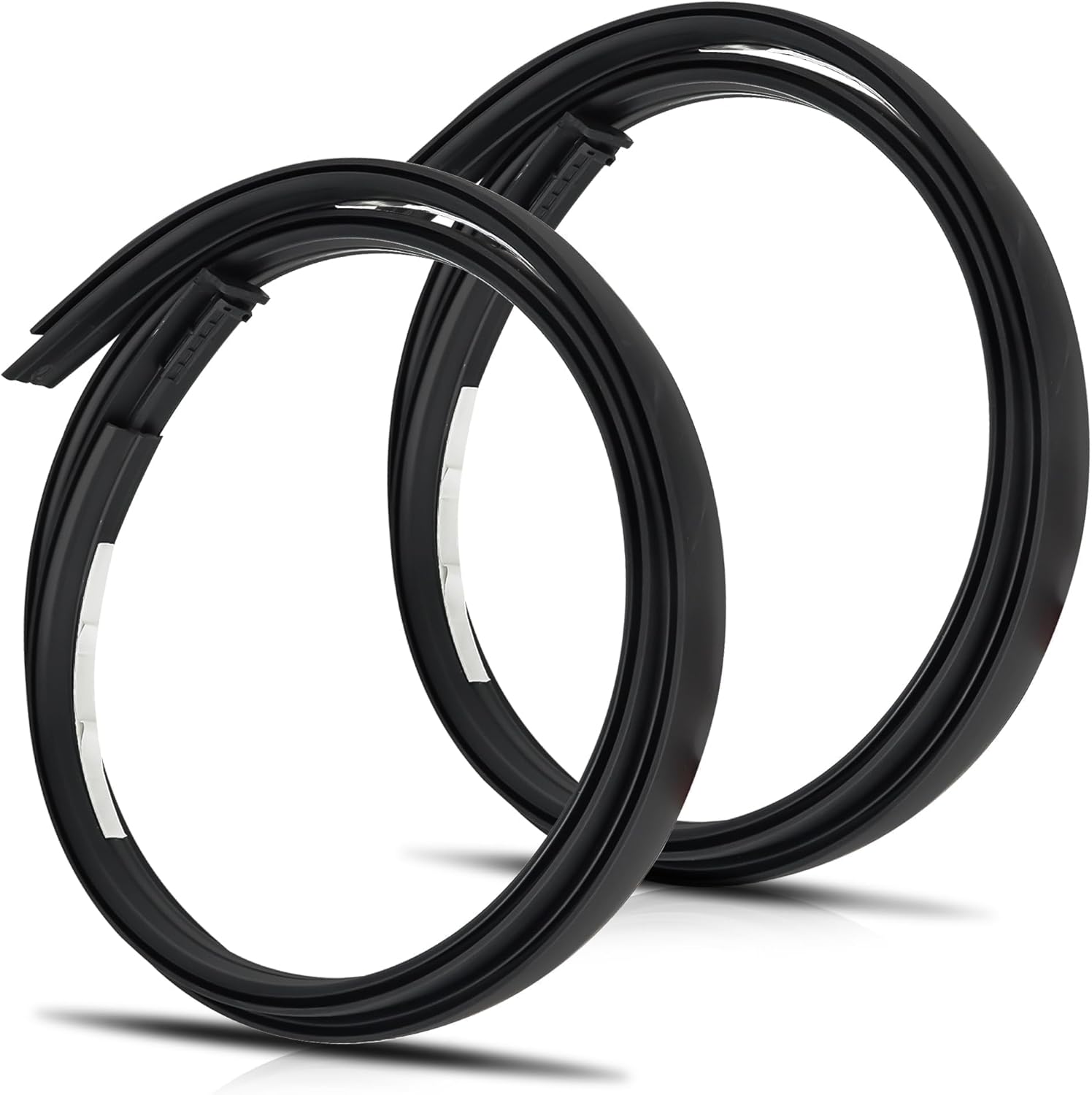 Pair Roof Molding Drip Weatherstrip for Toyota Tundra 2007-2020