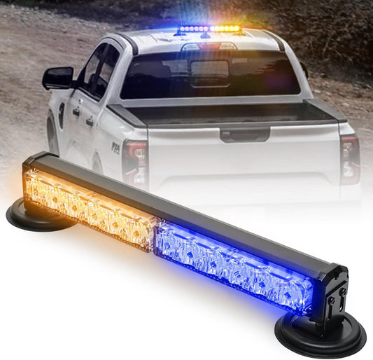 BooYu 14 in Battery Powered Police Emergency Strobe Lights