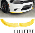 Dodge Charger Front Splitter Protector Yellow - High-Visibility Guard