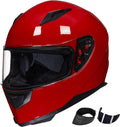 ILM Full Face Motorcycle Street Bike Helmet with Removable Neck Scarf