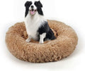 Dog Bed Calming Donut Plush Bed for Dogs and Cats - Cozy Support