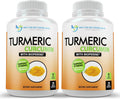 Turmeric Curcumin Supplement 2250mg/d - High Potency Organic