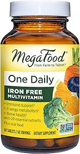 MegaFood One Daily Iron Free Multivitamin for Optimal Health