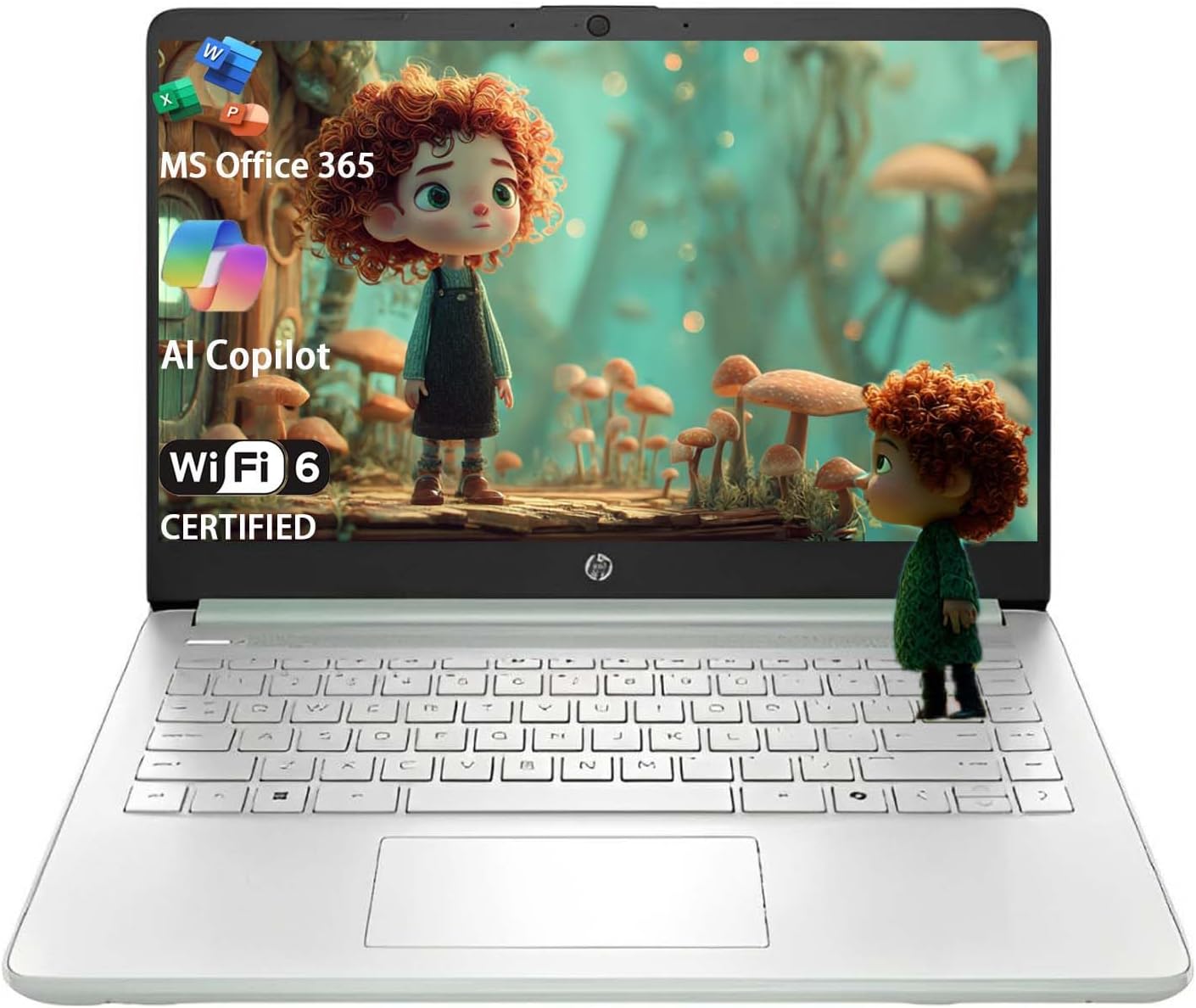 HP Stream 14 Laptop with Office 365 and AI for Students