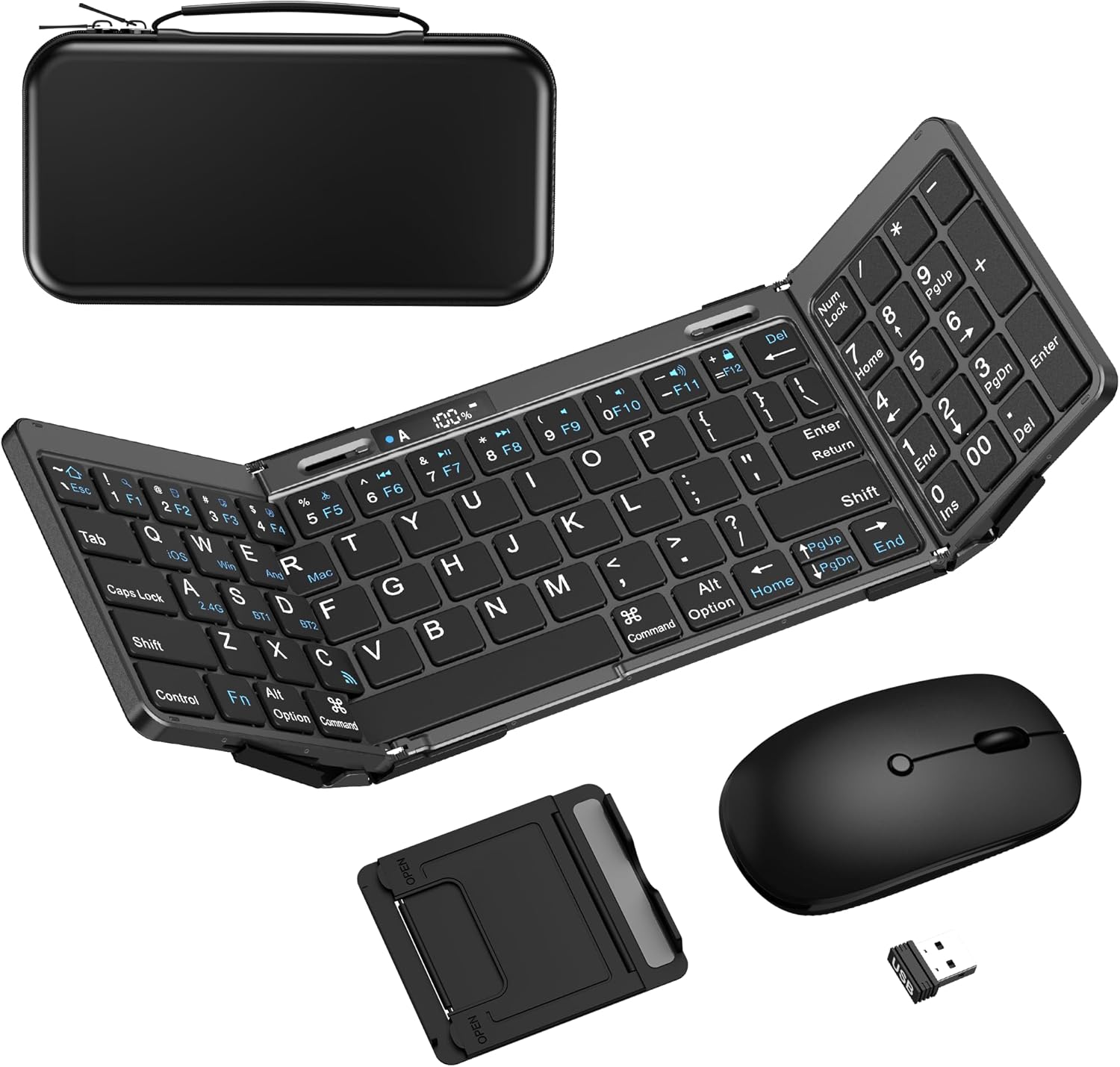 Portable Foldable Keyboard & Mouse Combo by EDJO