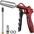 High Volume Air Blow Gun with Powerful Flow Nozzle - Retro Red