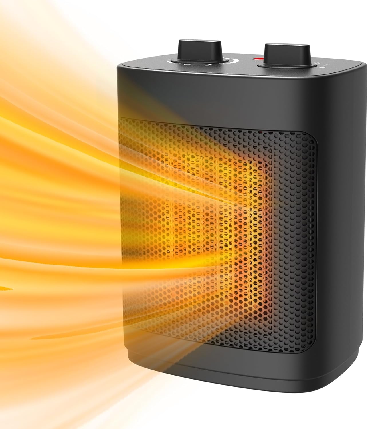 Compact 1500W Desk Heater with Thermostat - WEWARM