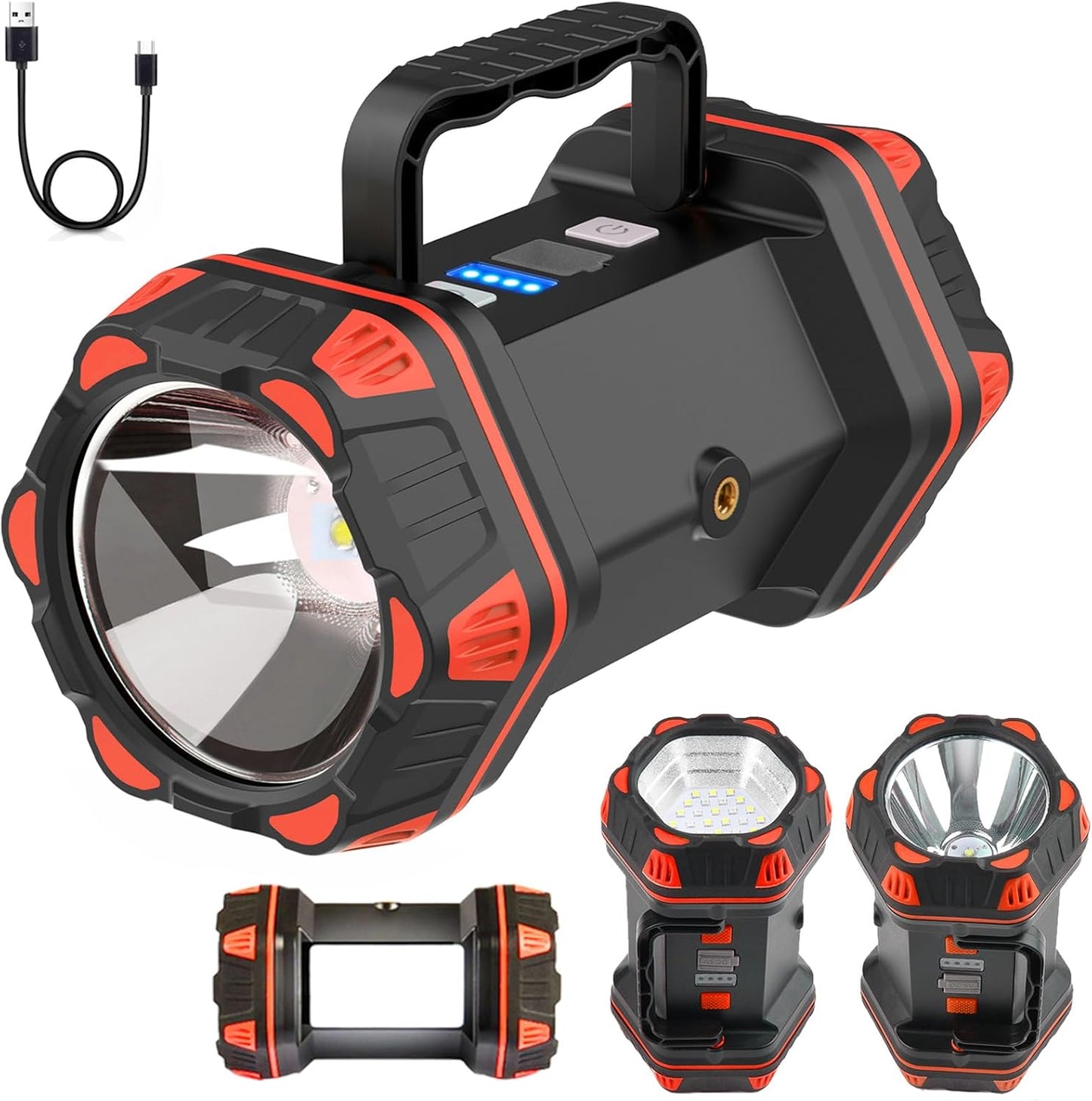 1500lm Rechargeable Lantern: 8 Modes, Emergency Light