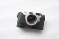 Handmade Genuine Real Leather Half Camera Case for Contax G1 - Vintage
