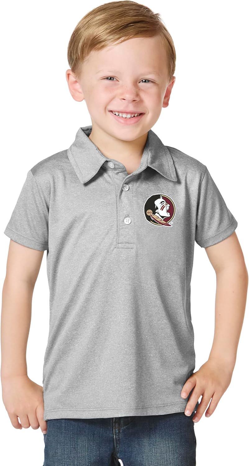 Little King NCAA Toddler Boys Polo Shirt for Young Fans