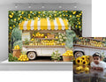 7x5ft Lemon Shop Backdrops for Photography by Kate - Fresh Look
