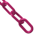 Mr. Chain Heavy Duty Plastic Barrier Chain, Magenta - Tough 100 ft