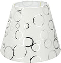 Empire UNO Lamp Shade in White with Circle Pattern - Classic Fit
