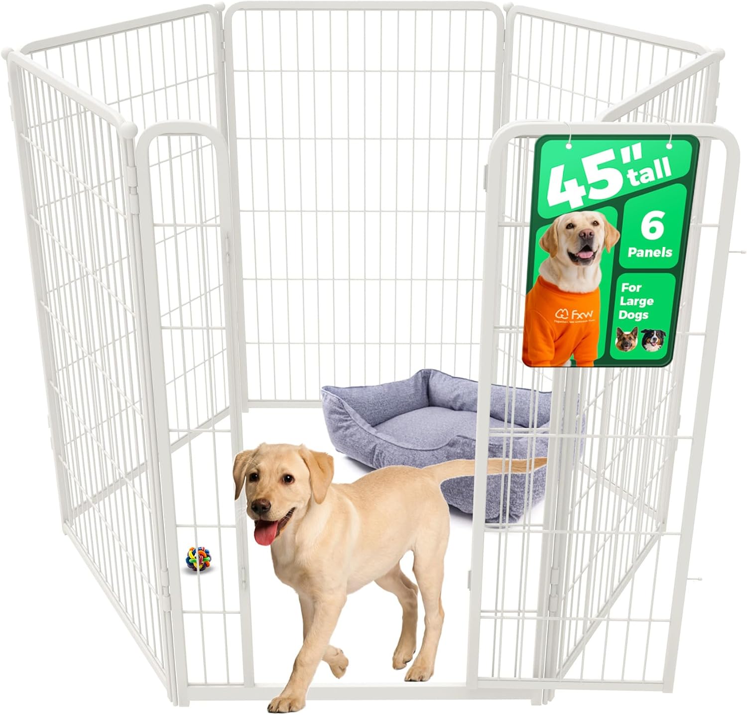 FXW Homeplus Unleashed Indoor Dog Playpen for Large Dogs