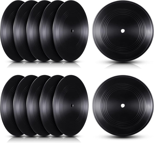 48 Pieces Blank Vinyl Records for Room Wall Aesthetic Decor
