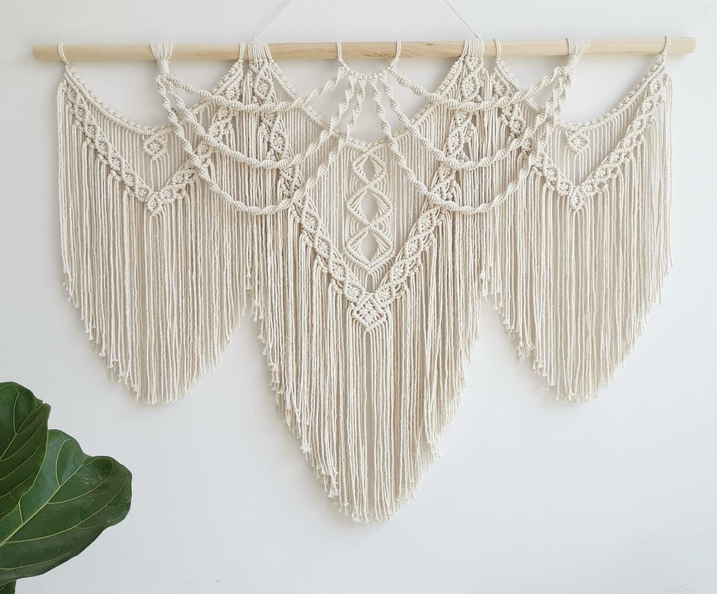 Large Macrame Wall Hanging - Chic Bohemian Tapestry Decor