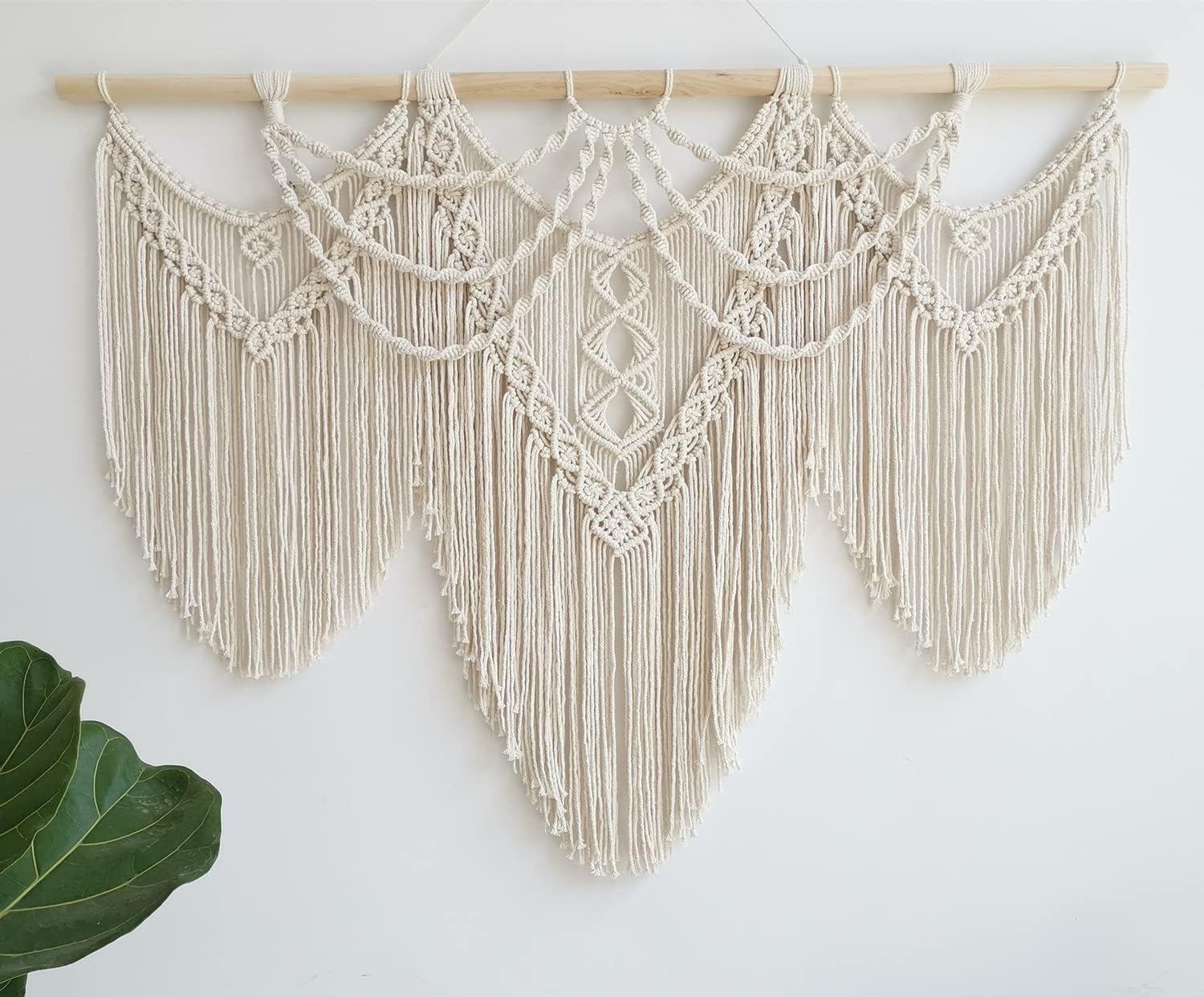 Large Macrame Wall Hanging - Chic Bohemian Tapestry Decor