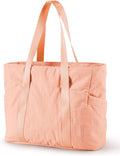 BAGSMART Gym Tote Bag for Women with Zipper and Compartments