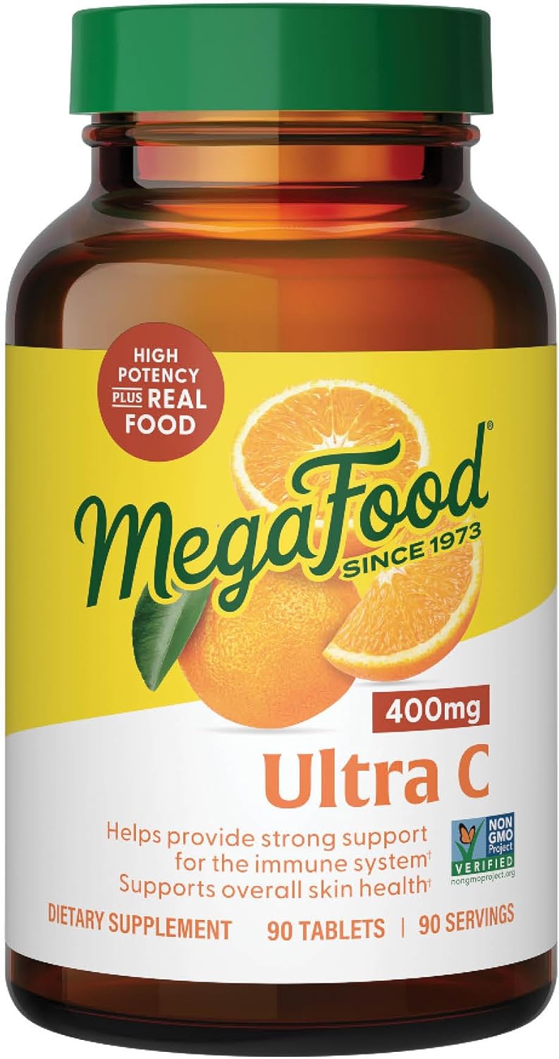 MegaFood Ultra C 400 mg - Vegan Immune Support Supplement