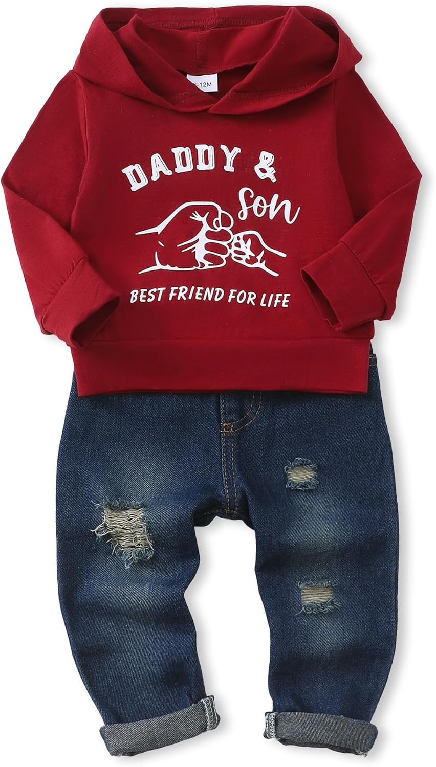NZRVAWS Baby Boy Clothes Set for Toddler Boys 2 3 4T Fall Winter