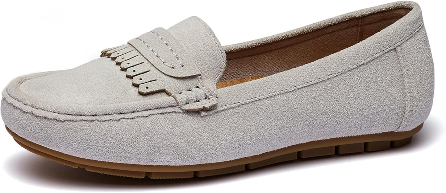 Women's Business Loafers Lightweight Slip On Casual Flats Shoes