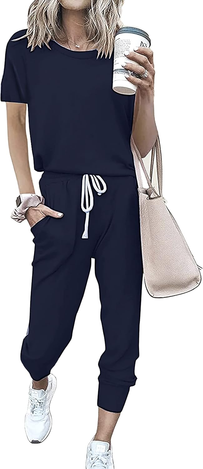 PRETTYGARDEN Women Summer Two Piece Outfits for Casual Style