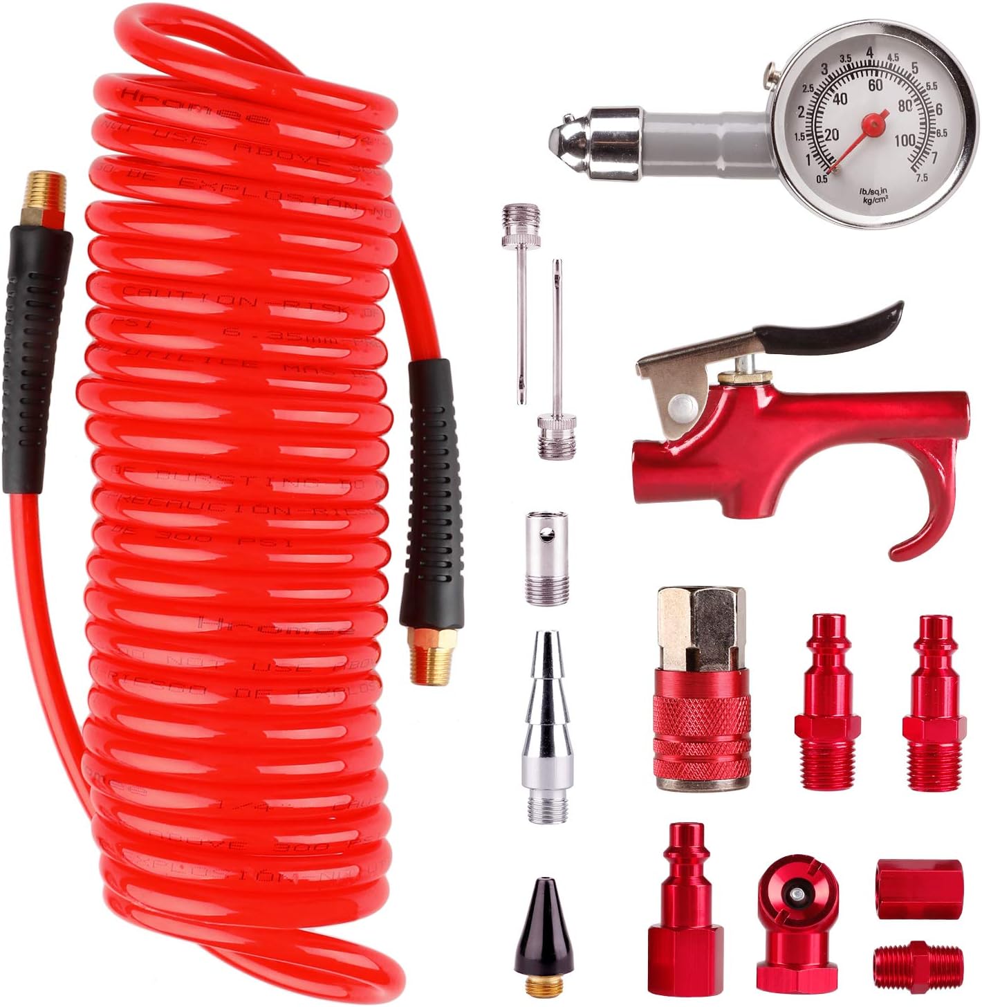 Hromee 16pc Air Compressor Kit - Inflate with Ease!