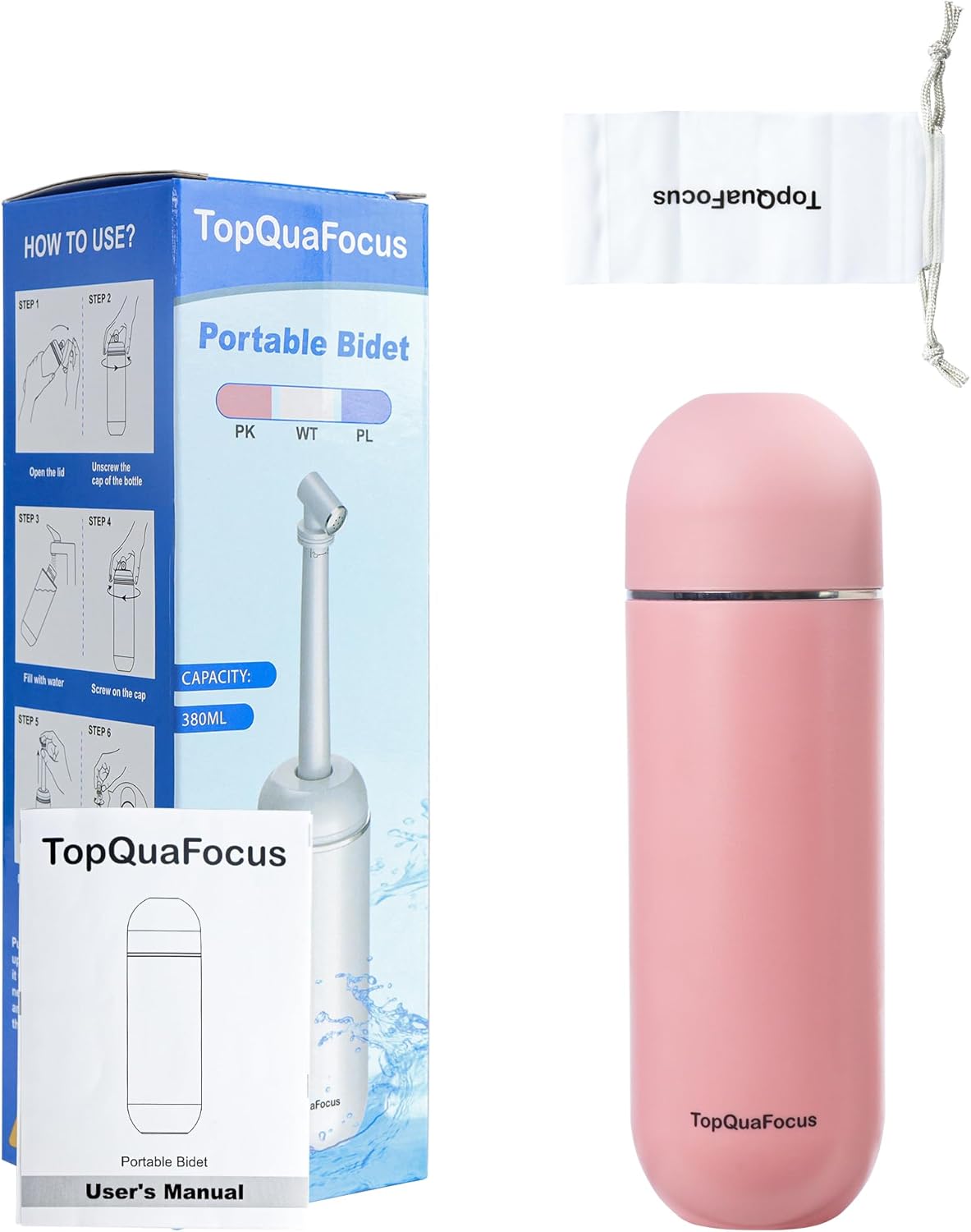 TopQuaFocus Portable Bidet - Ultimate Hygiene on the Go!